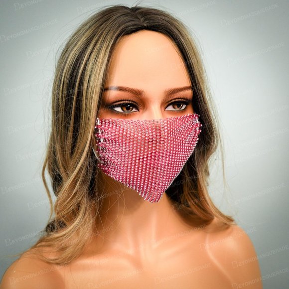 Diamond face mask halloween fancy face masks - Picture 2 of 3